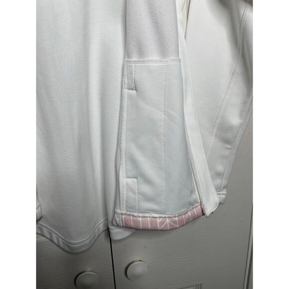 Helly Hansen Womens Full Zip Fleece Hoodie White Pink Size Small - Picture 10 of 14